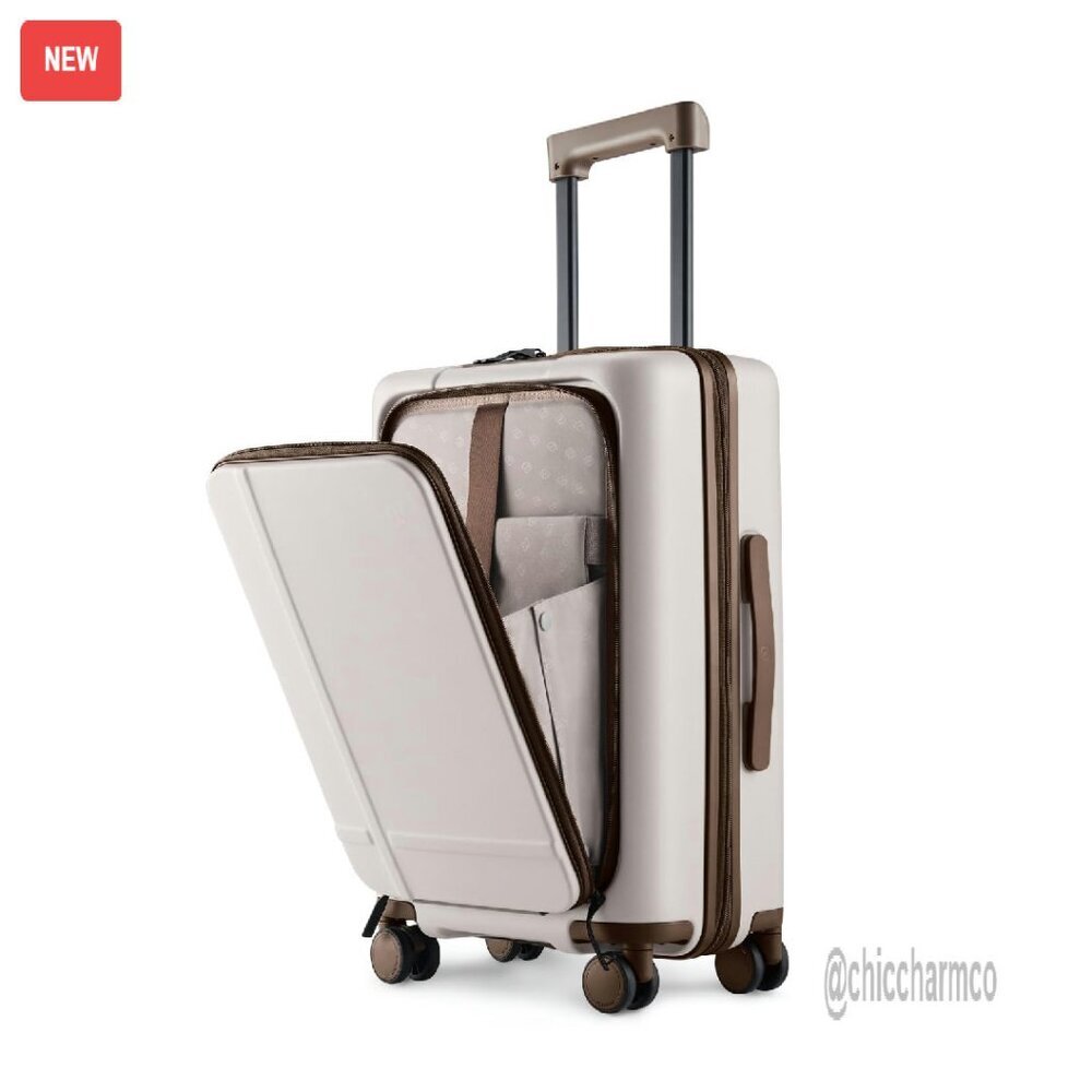 20-Inch Hard Shell Carry-On Luggage with TSA Lock & Spinner Wheels